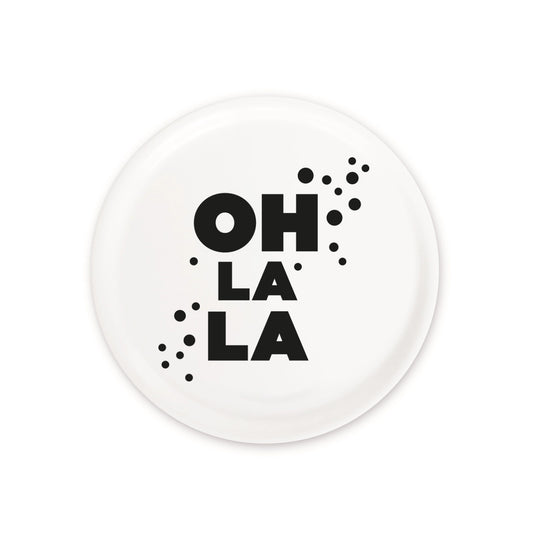Tablett "OH LA LA" schwarz